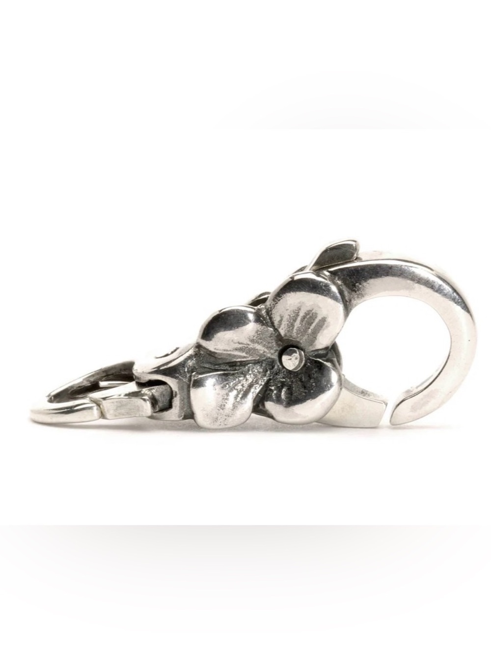 Trollbeads Silver Flower Lock Silver